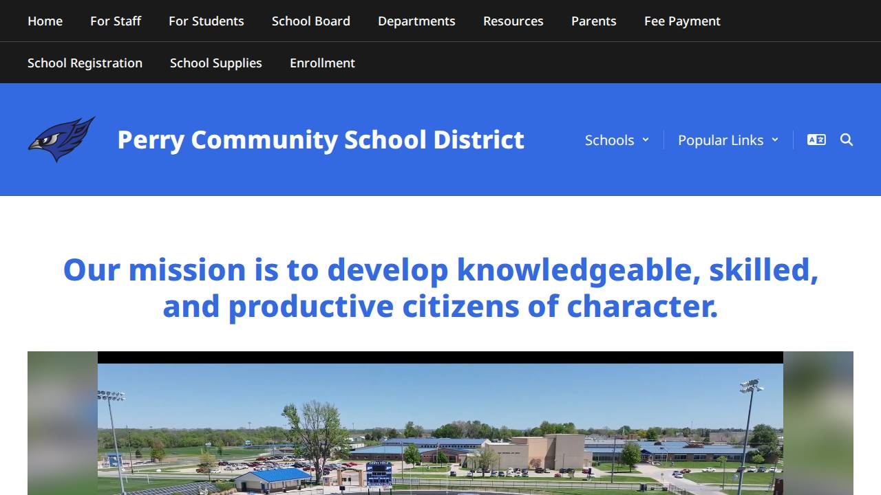 Creekside Preschool website screenshot