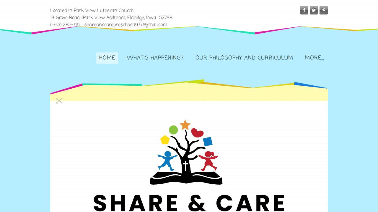 North Central After Prom Organization website screenshot