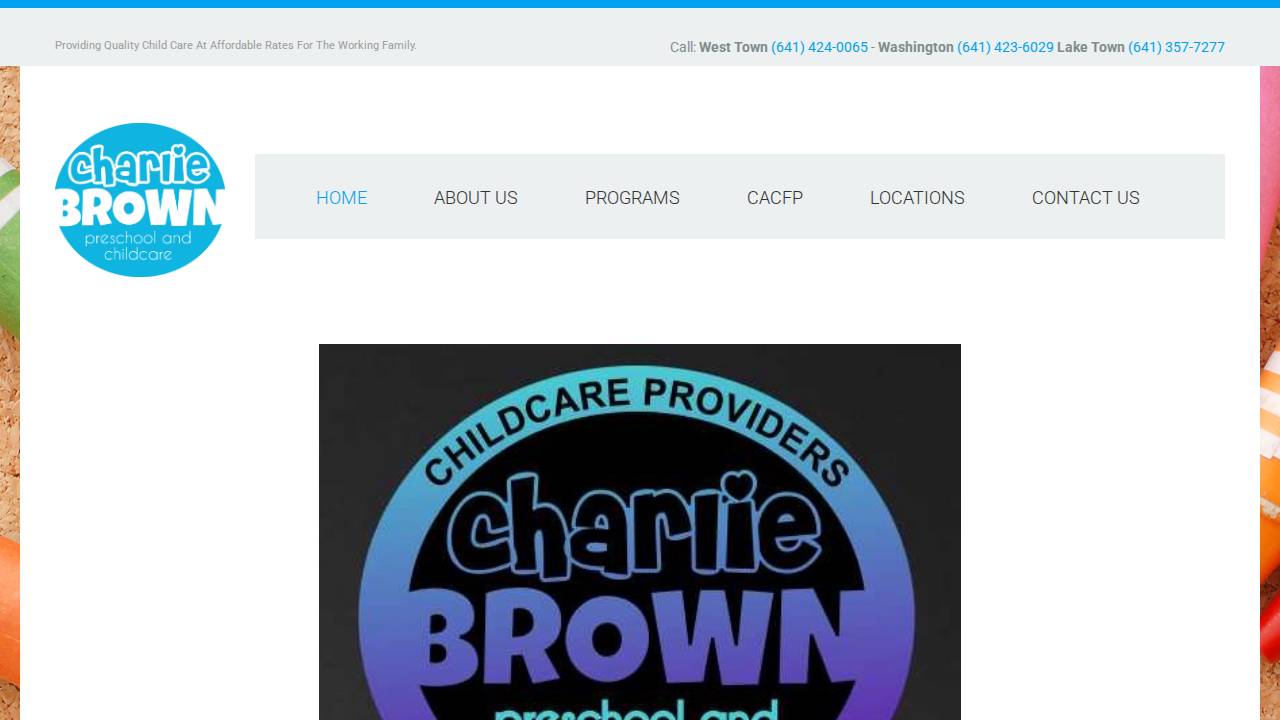 Children & Families First website screenshot