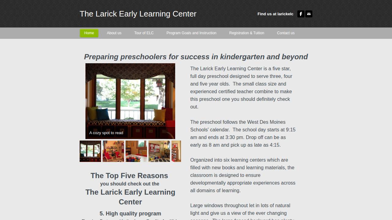 College Advantage website screenshot