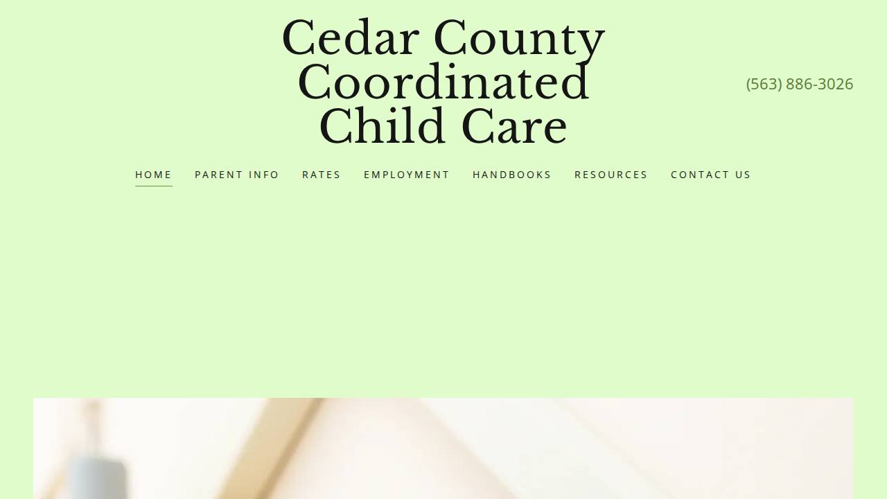 Childrens Learning Center website screenshot