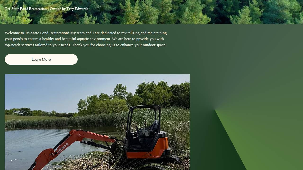 Southeast Iowa Aquatic Restoration Group Inc website screenshot