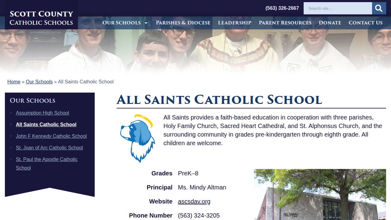 Kossuth County Food Pantry Inc website screenshot