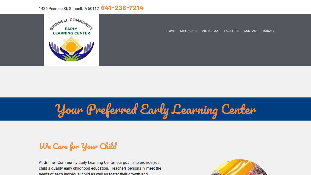 Discovery Kids Preschool Inc website screenshot