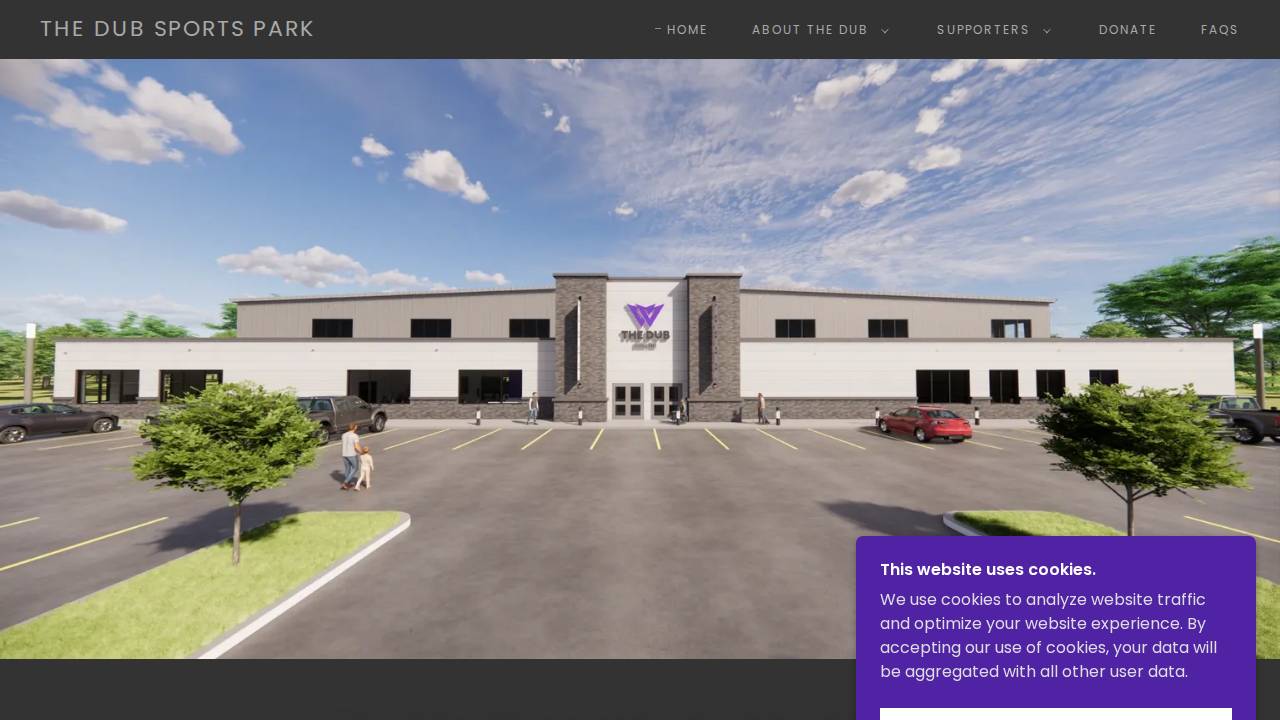 Dub Sports Park Inc website screenshot