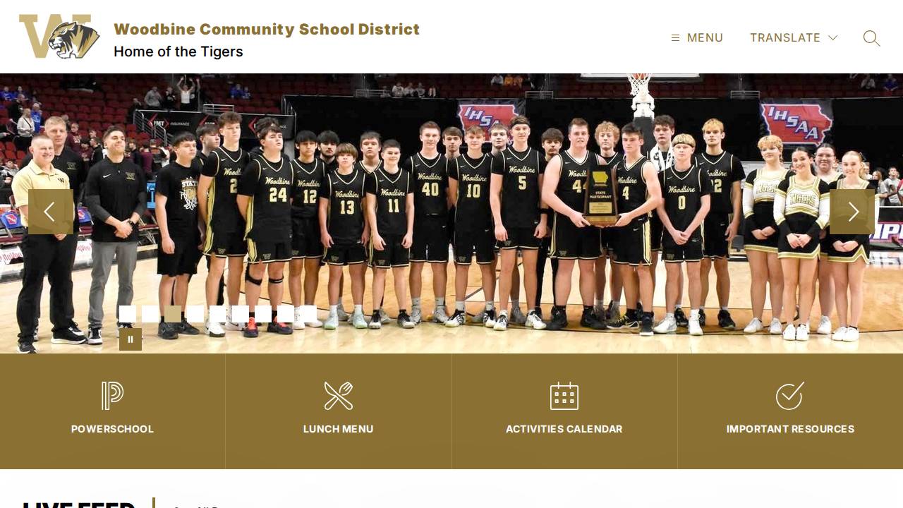 Freedom Pointe of Greater Webster County website screenshot