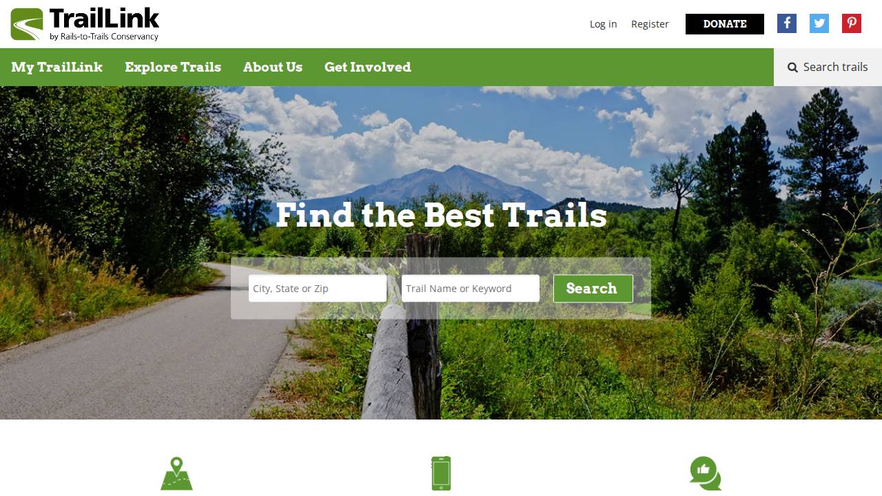 Anthon Recreation Trail website screenshot