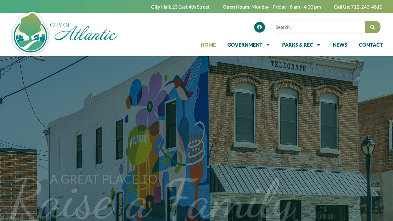 Atlantic Youth Sports Organization website screenshot