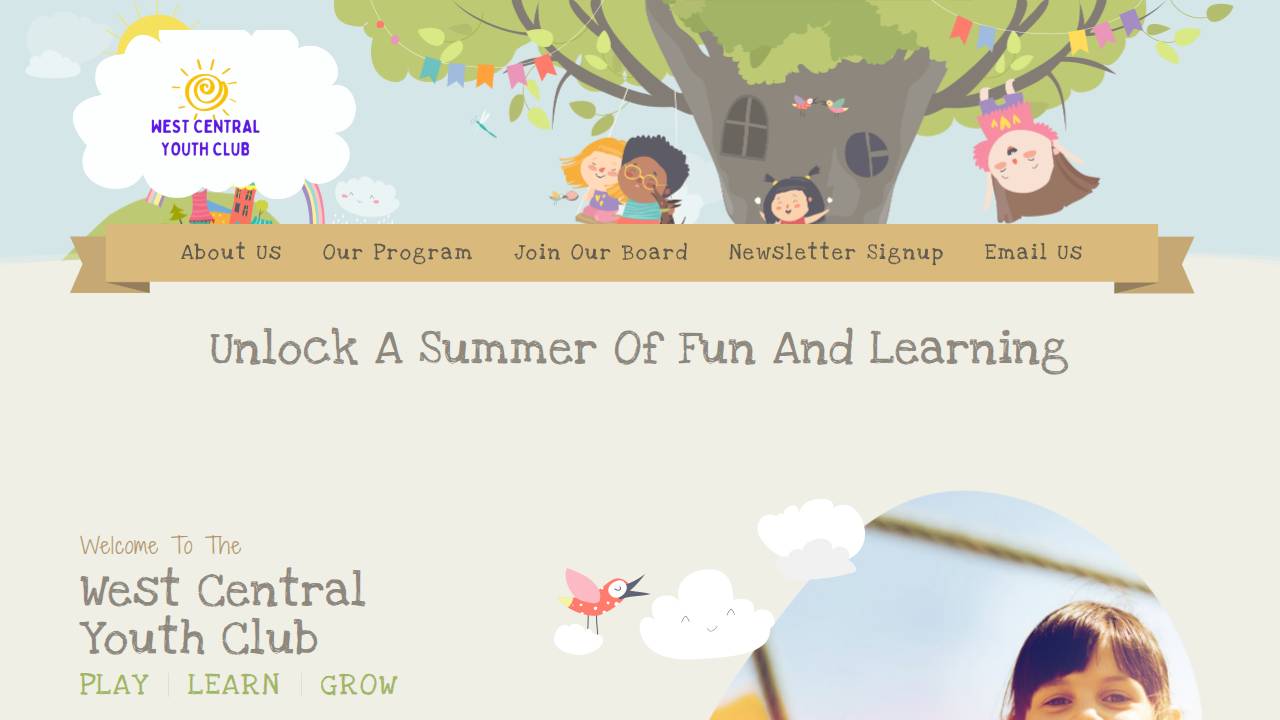 Wcv Recreation Club website screenshot