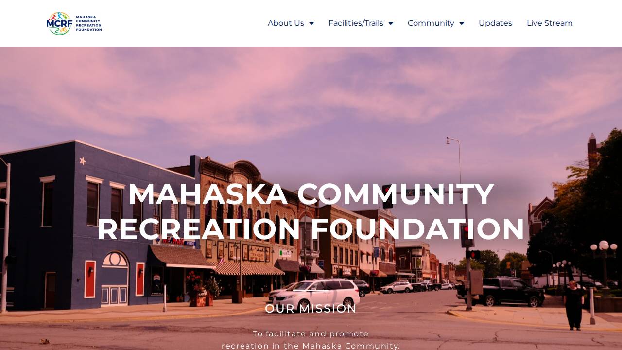 Mahaska Community Recreation Foundation Inc website screenshot