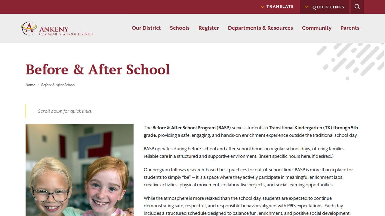 Iowans for the Promotion of Civic Education website screenshot