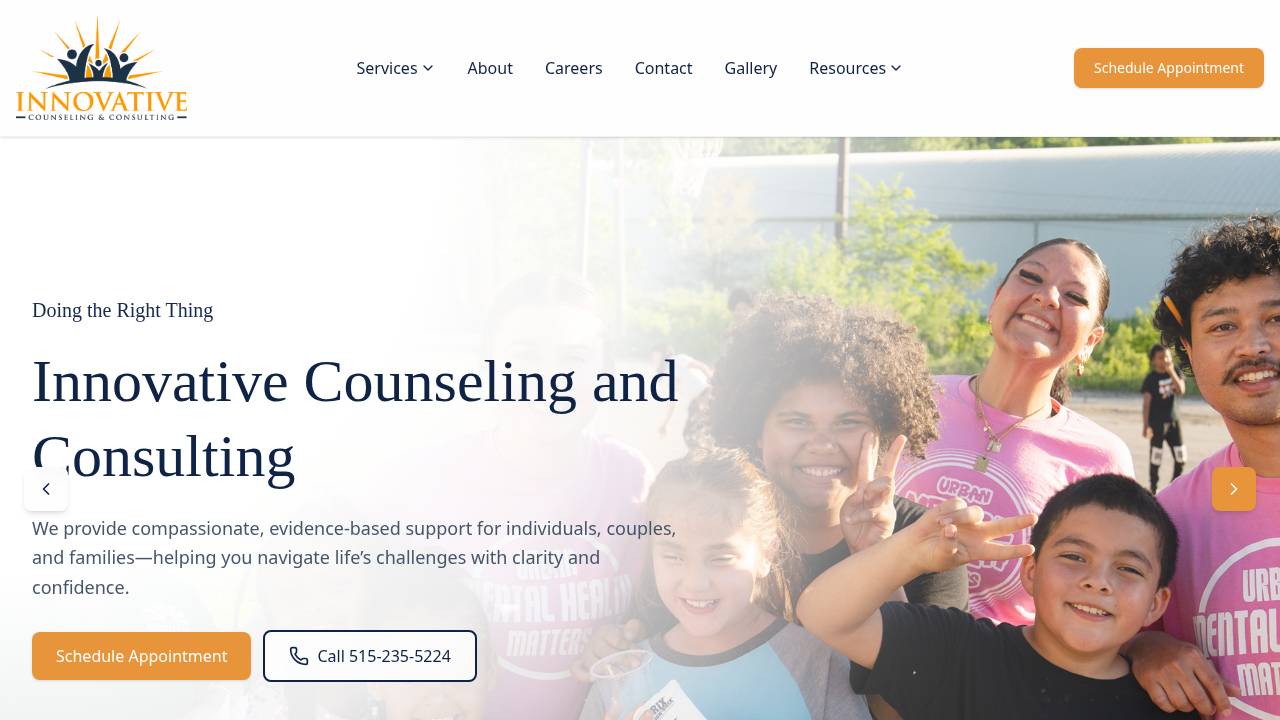 Youth Outreach & Counseling Inc website screenshot