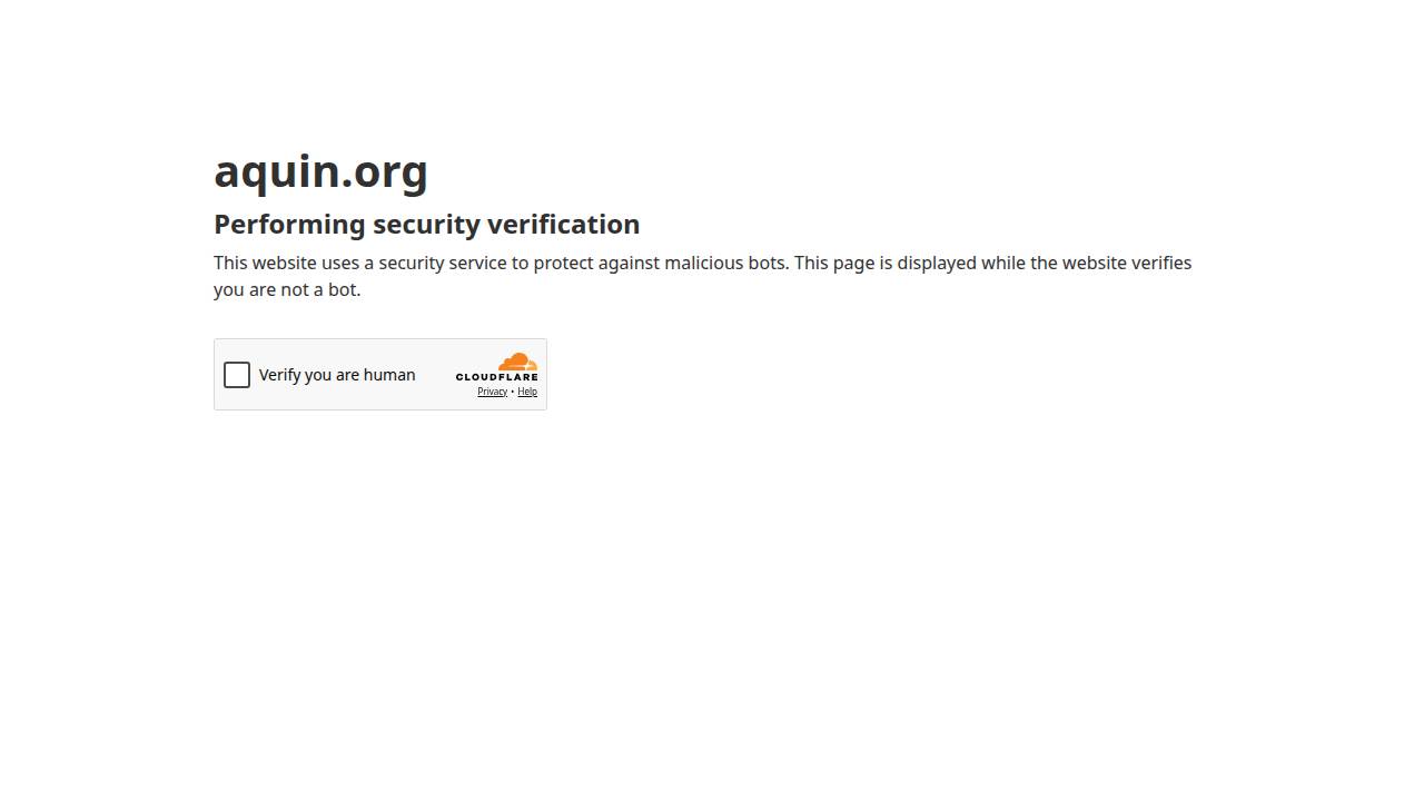 Aquin Early Childhood Center website screenshot