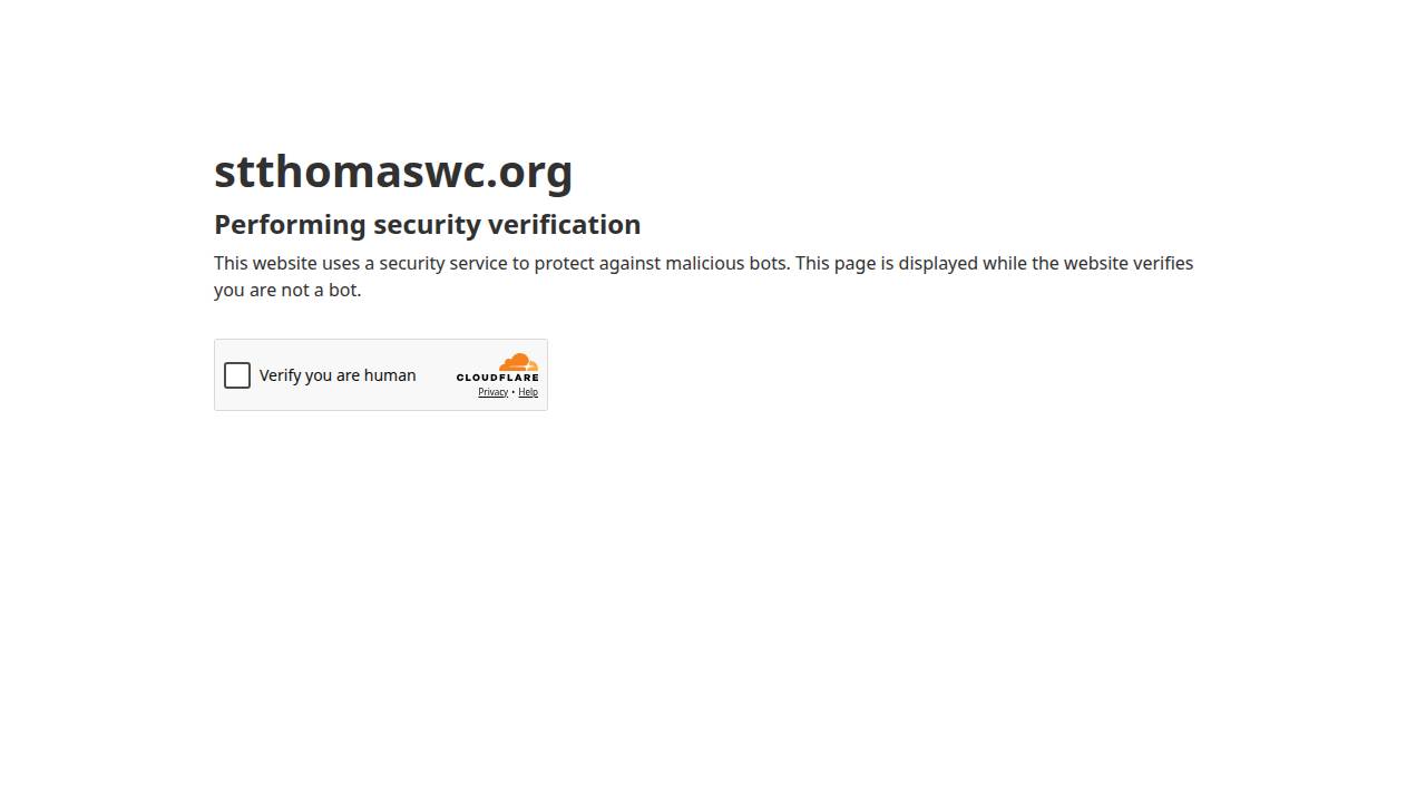 St Thomas Aquinas PS & BLAST After School Prog website screenshot