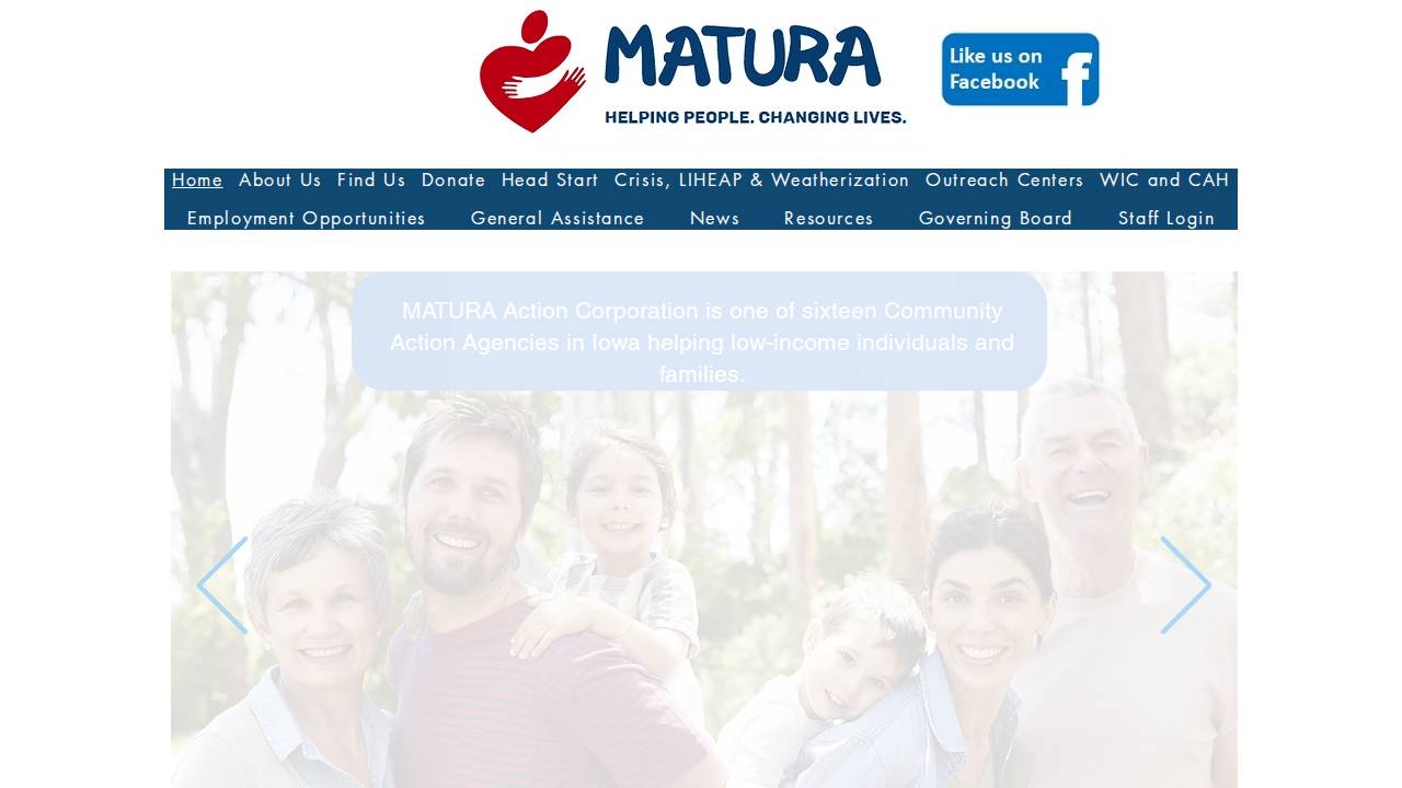 Creston Head Start website screenshot