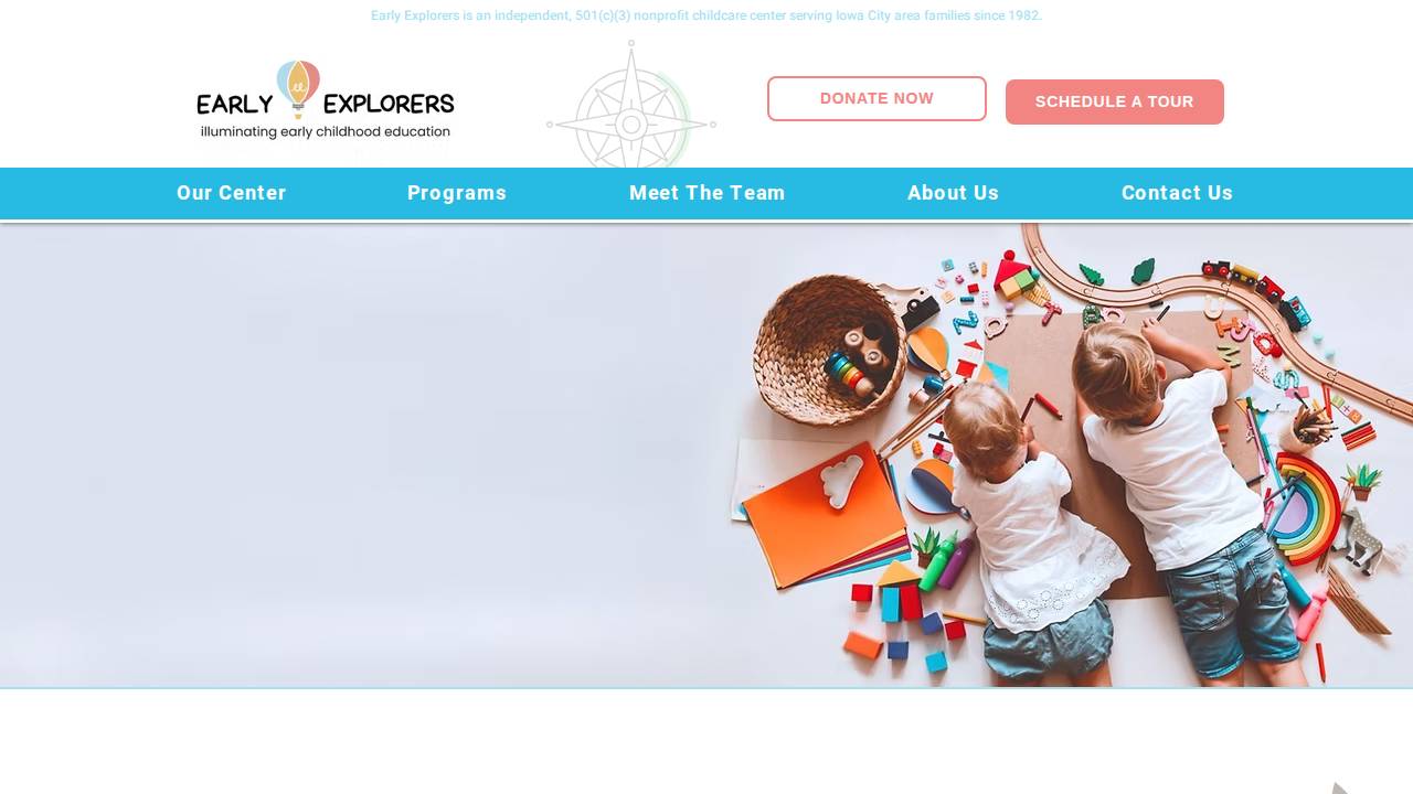 Early Explorers website screenshot