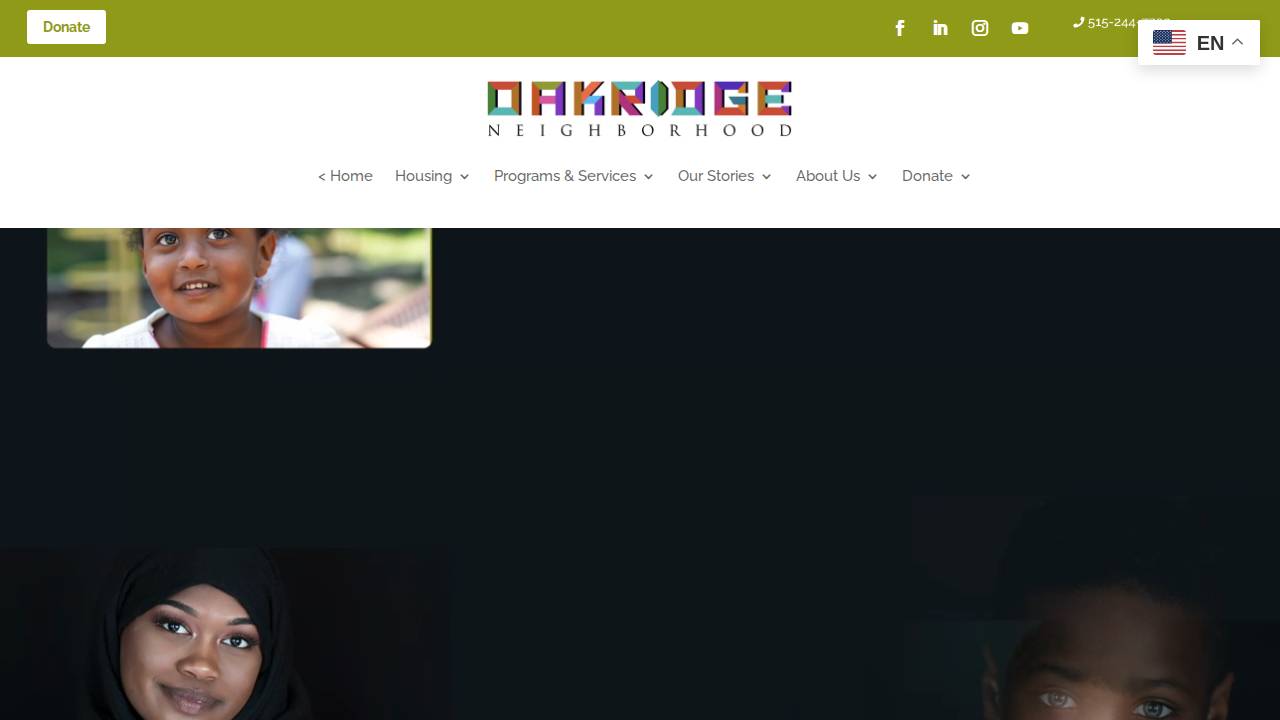 Oak Academy website screenshot