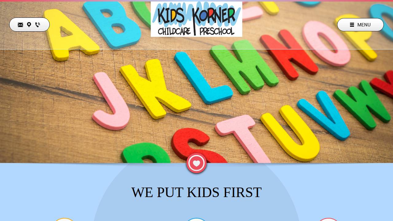 Kids Campus website screenshot