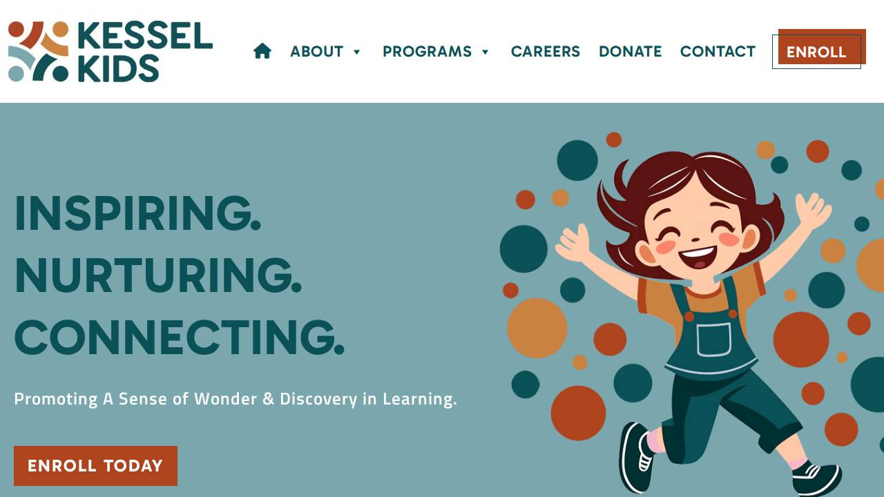 Danielle Kessel website screenshot