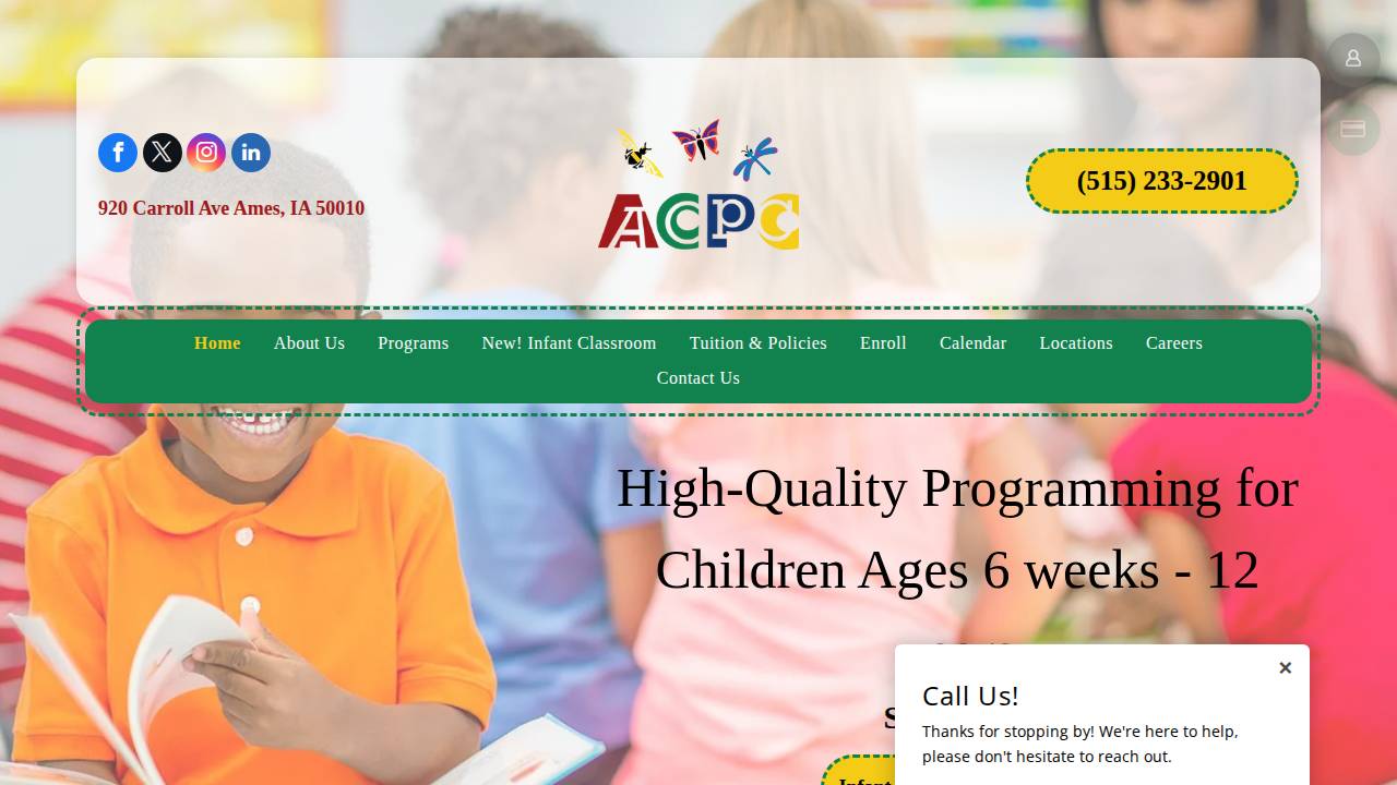 ACPC-Sawyer website screenshot