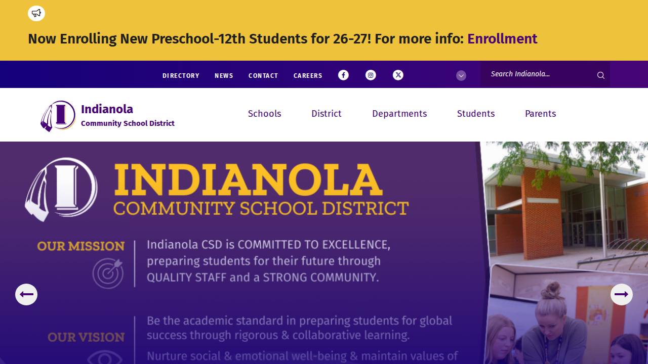 Indianola Child Care-Irving website screenshot