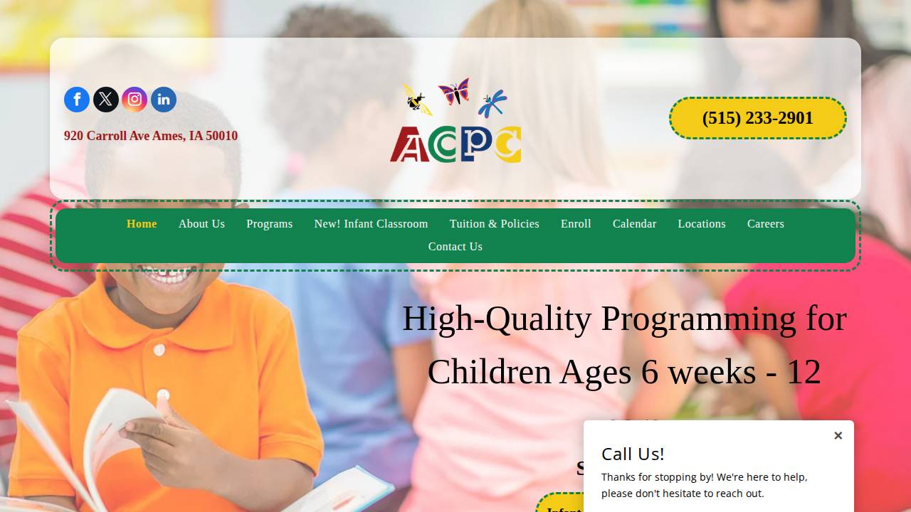 ACPC-Edwards website screenshot