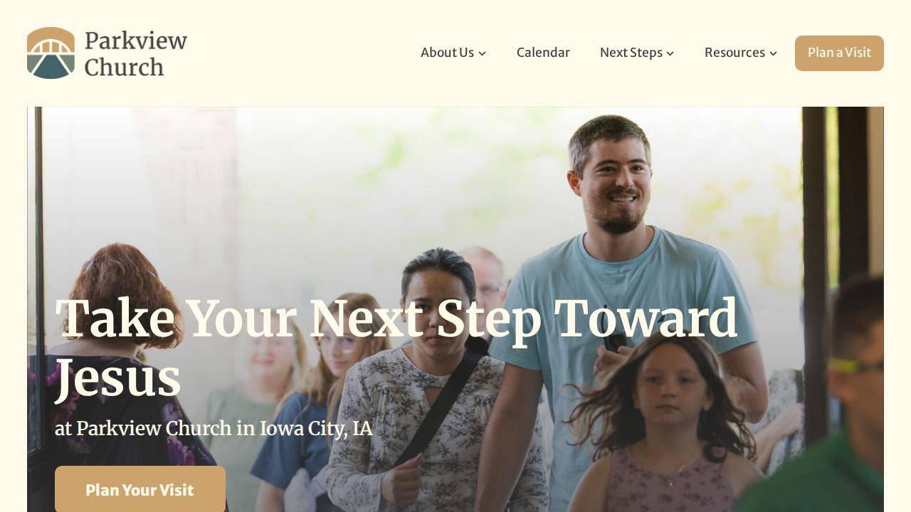 Parkview Christian Preschool website screenshot