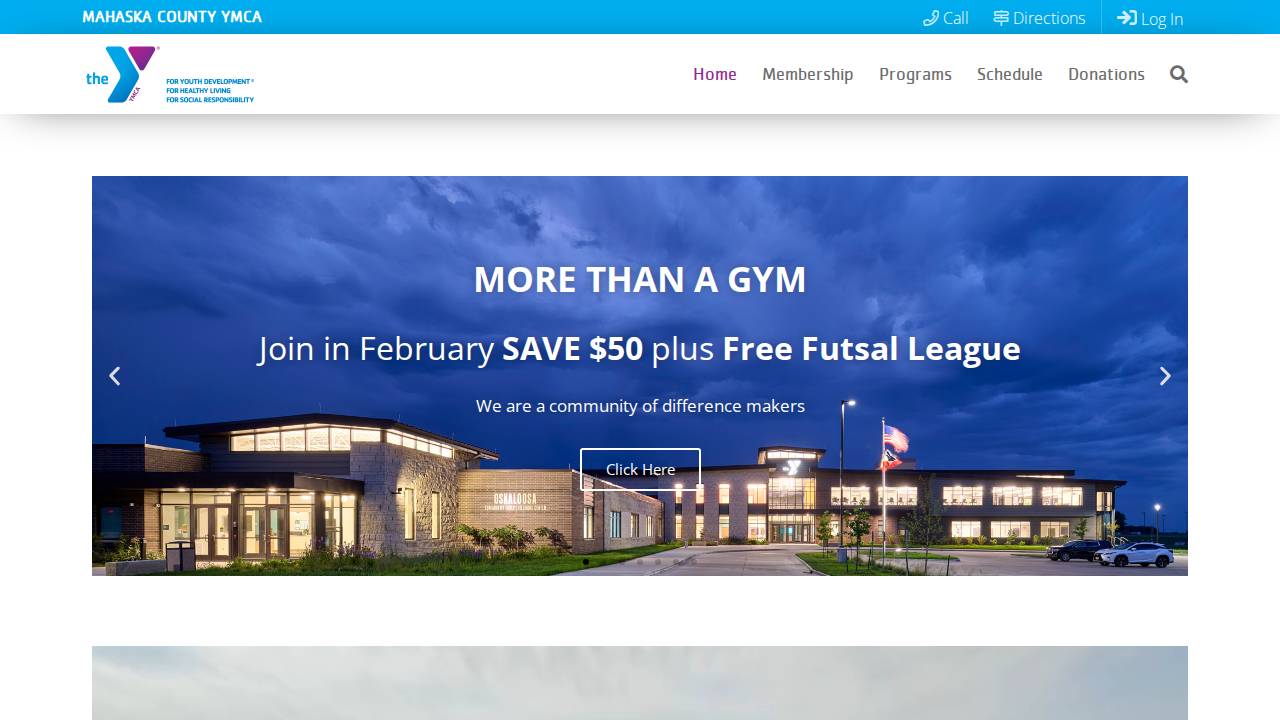 Mahaska Early Learning Program website screenshot