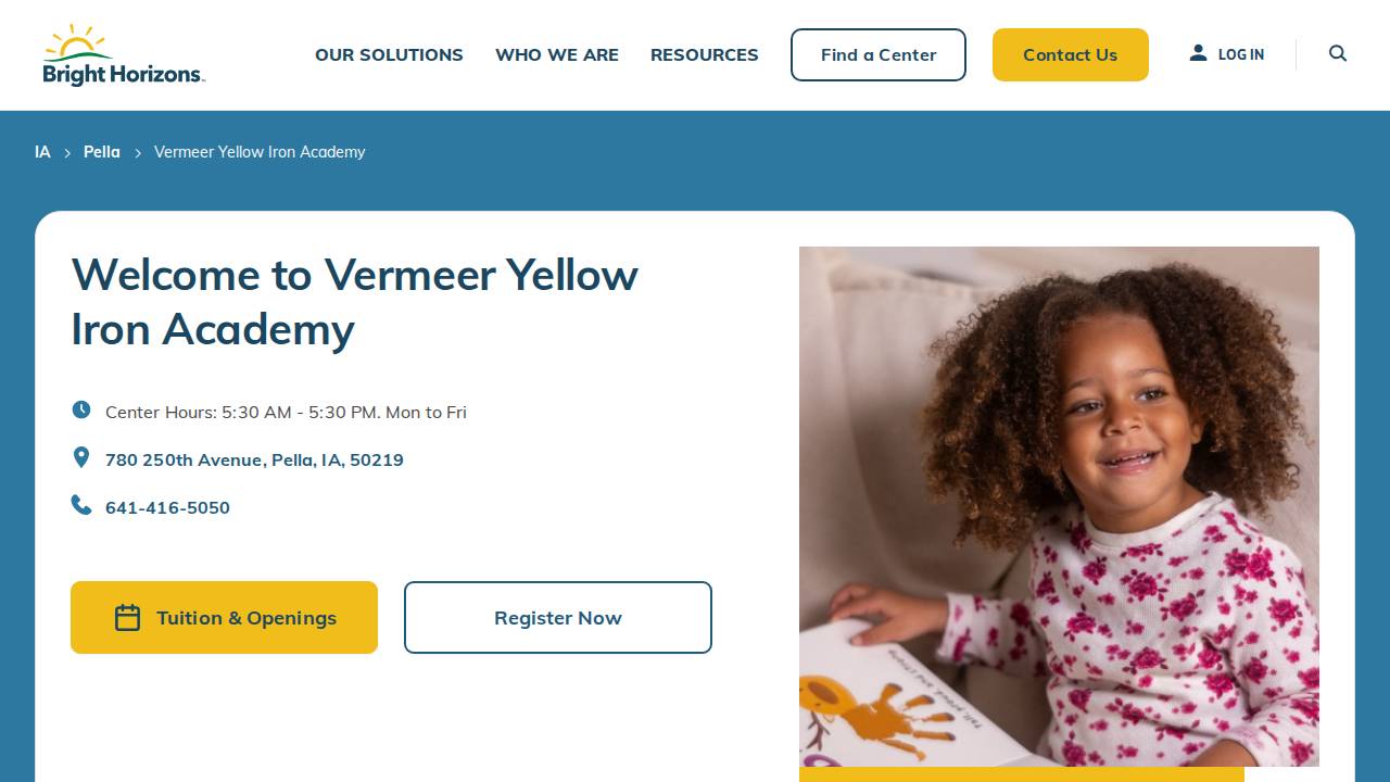 Vermeer Yellow Iron Academy website screenshot
