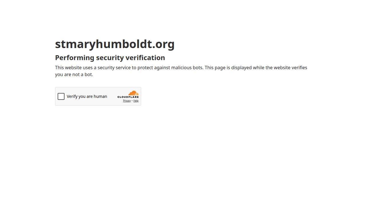 Saint Mary School Rising Star Preschool website screenshot