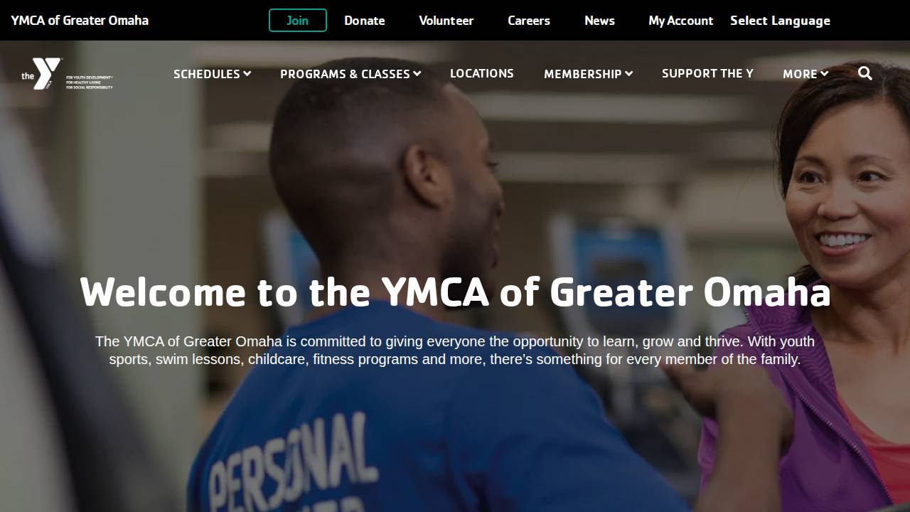 YMCA Early Learning Center - Charles E Lakin website screenshot