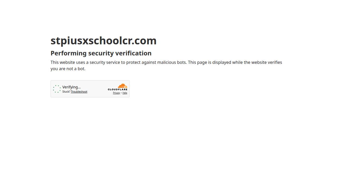 St Pius X Early Learning Center website screenshot