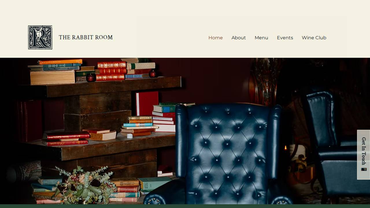 The Rabbit Room website screenshot
