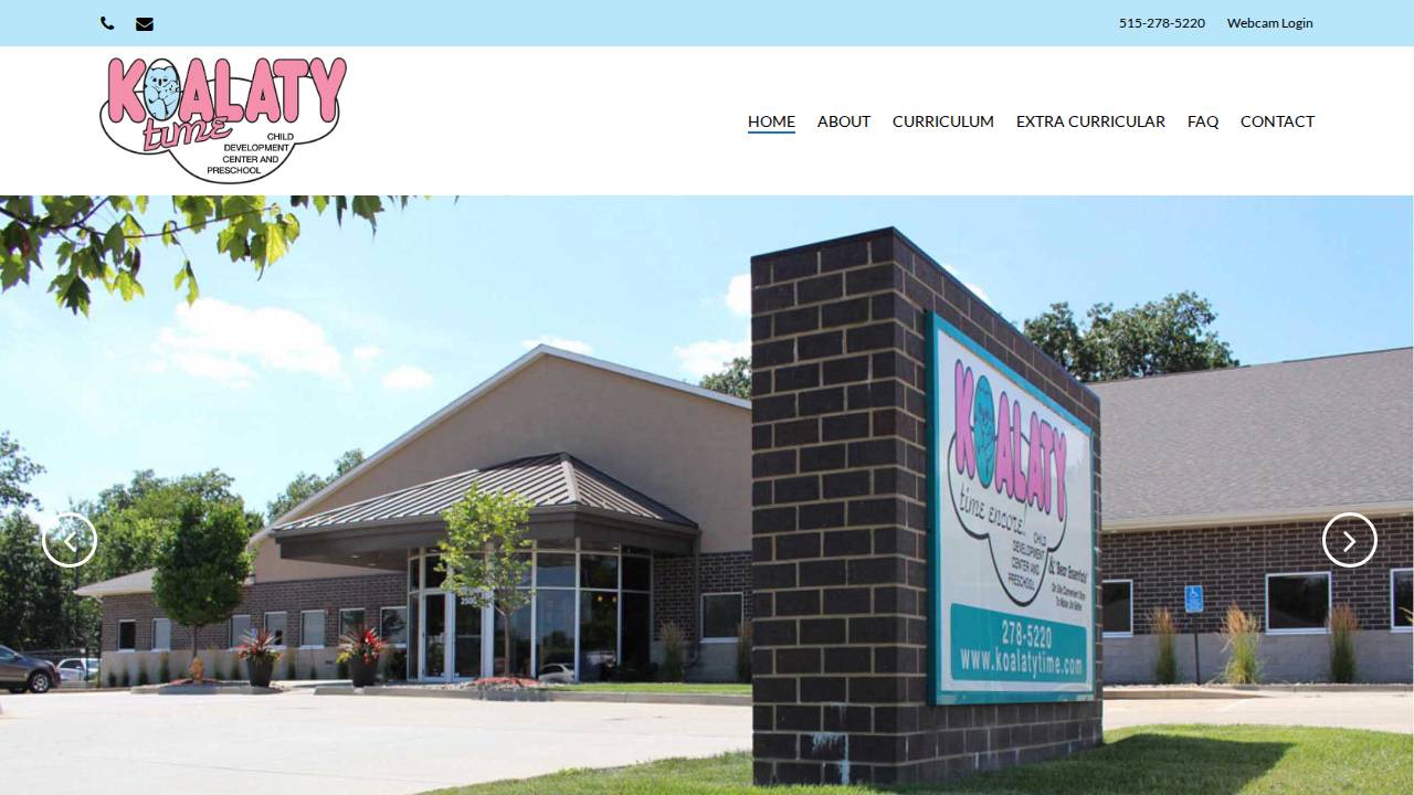 Koalaty Time Encore website screenshot