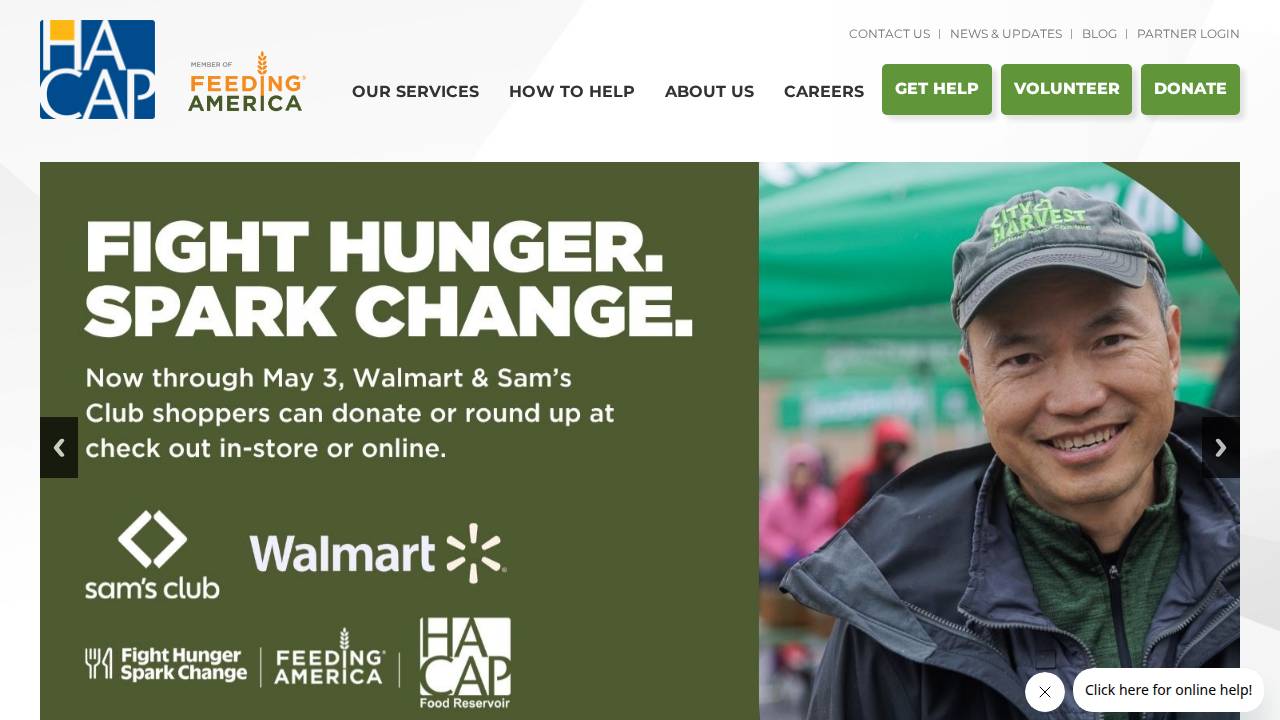 HACAP Head Start - Urban website screenshot