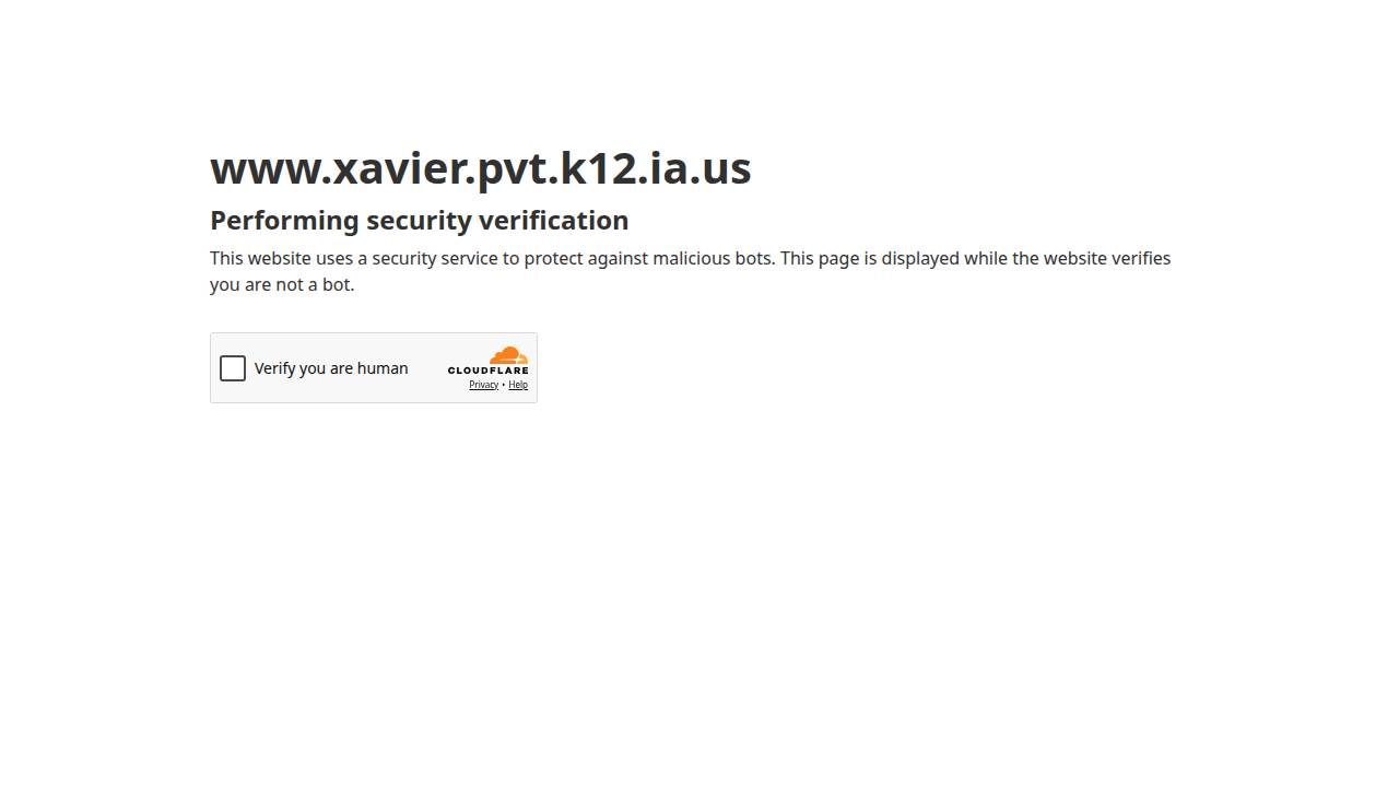 St Francis Xavier Early Education Center website screenshot