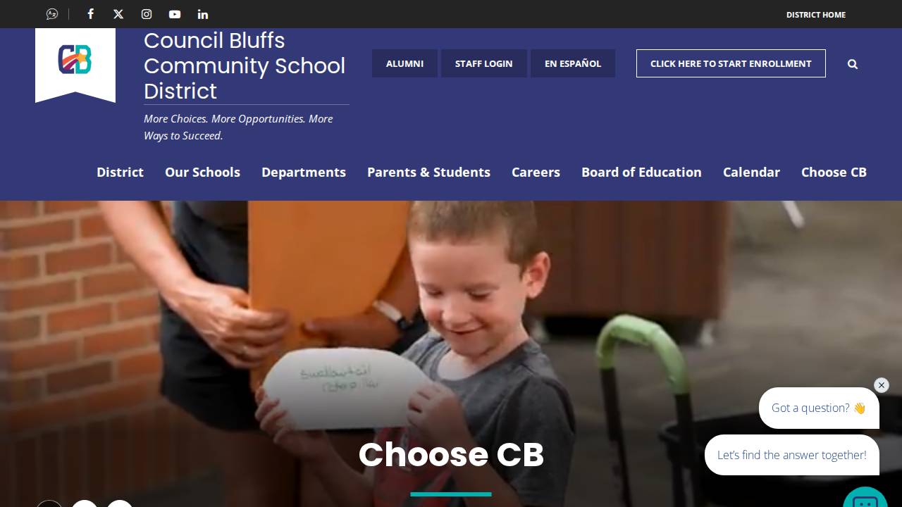 Anne E. Nelson Early Learning Center website screenshot