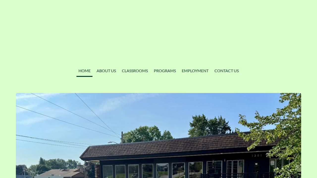 The Learning Garden website screenshot