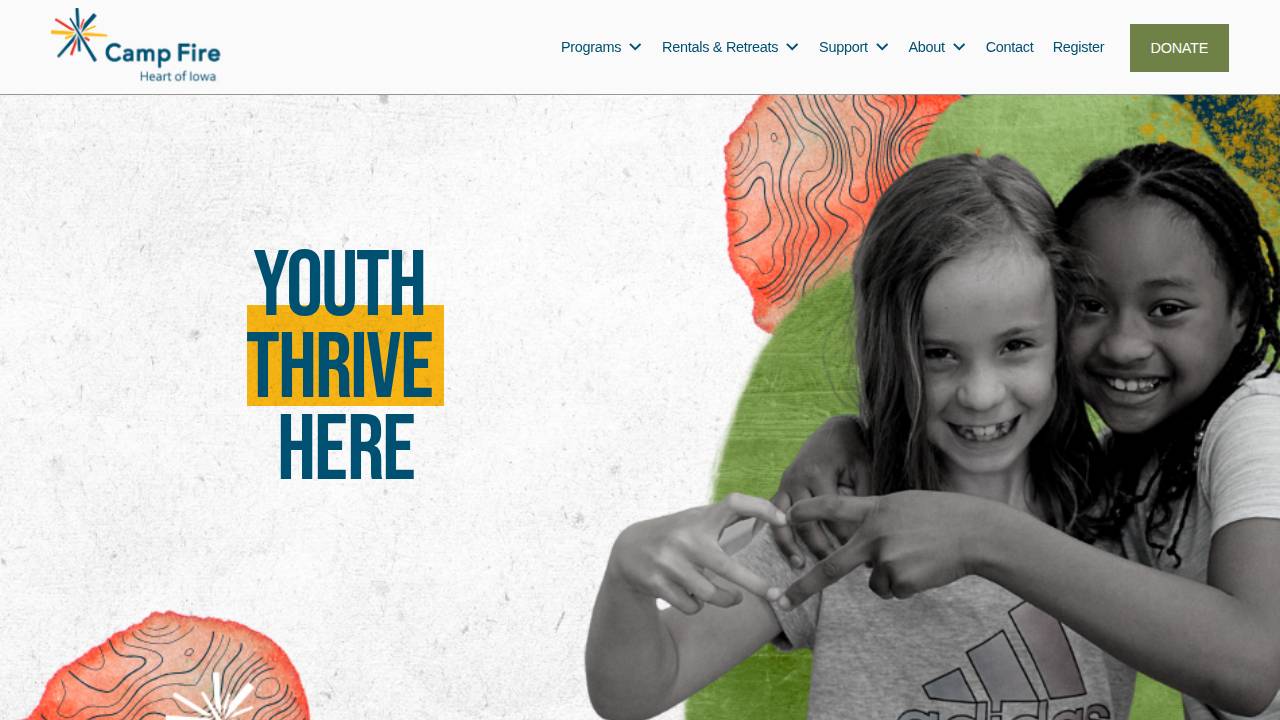 SPARKS Prairie City website screenshot