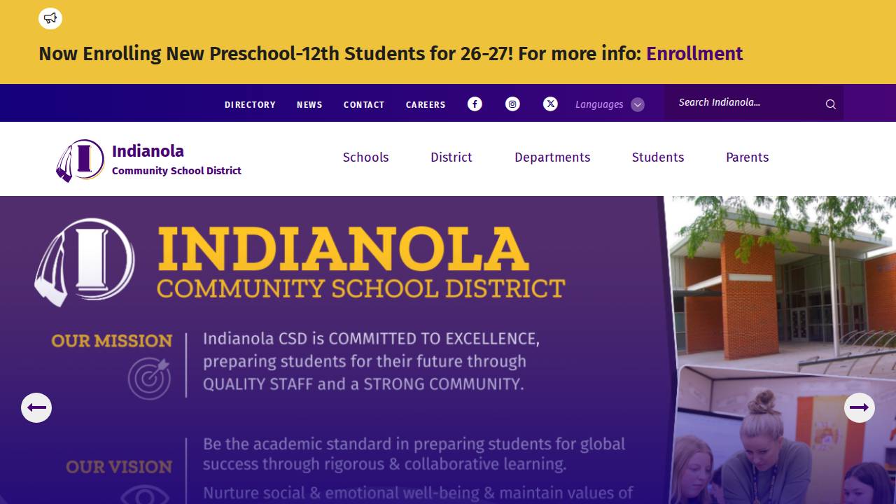 Indianola Child Care-Emerson website screenshot