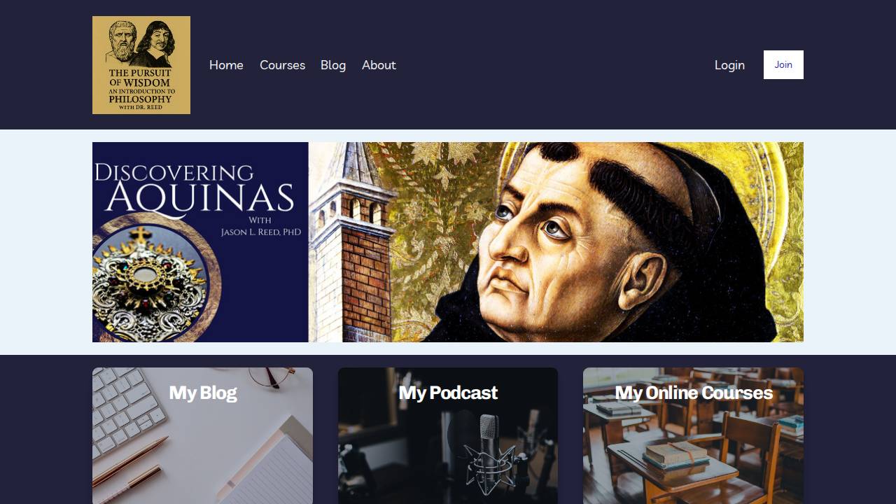 Reed Thomist LLC website screenshot