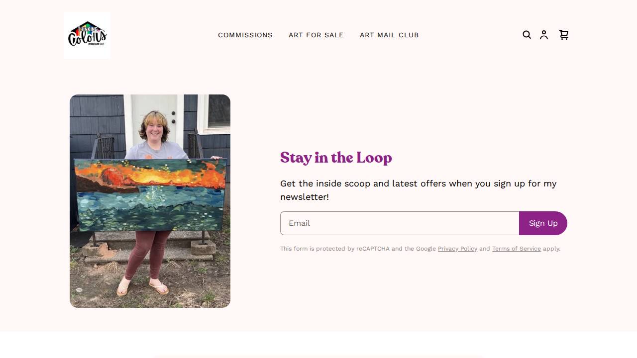 Thinking Colors Workshop LLC website screenshot