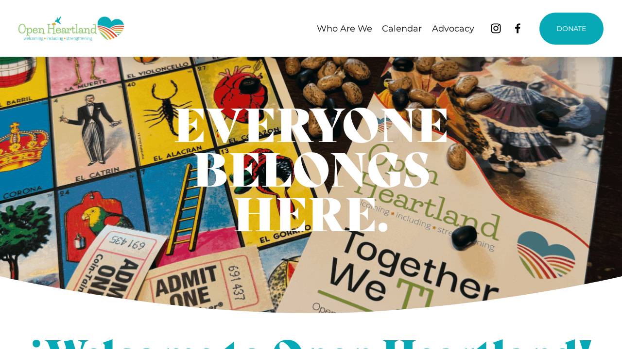 Open Heartland website screenshot