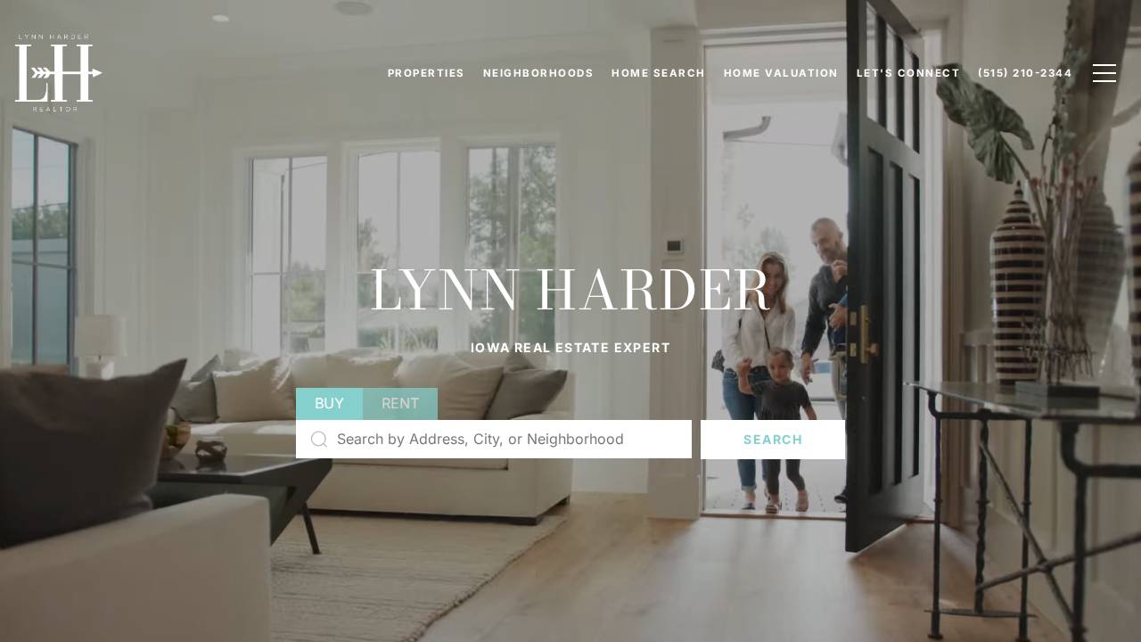 Lynn Harder, Realtor website screenshot