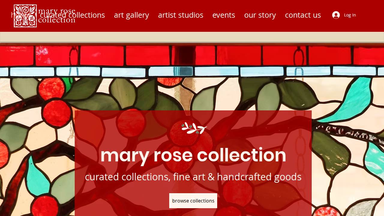 Mary Rose Collective website screenshot